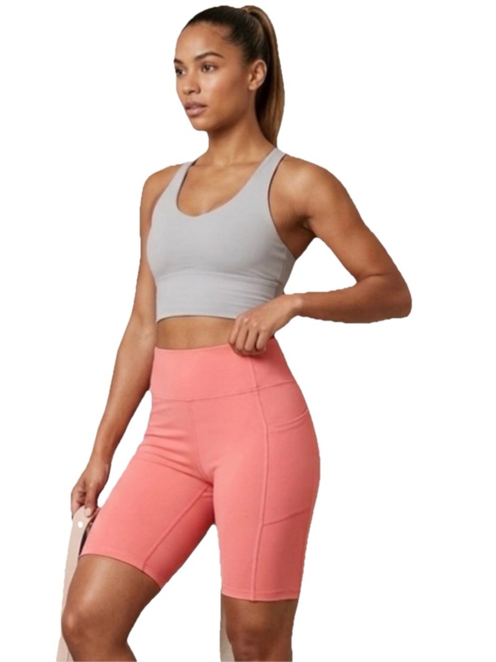 Capsule 121 Women’s Pink Biker Shorts Athletic Tights Women’s Size Small